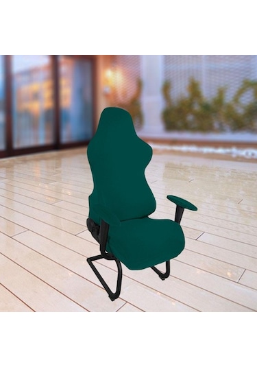 Suntek Magideal Dönen Sandalye Uzanmış Yarış Oyun Koyu-yeşil