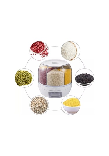 Organajzer Dla Krup Tahıl Dispenseri 168667938 Beyaz