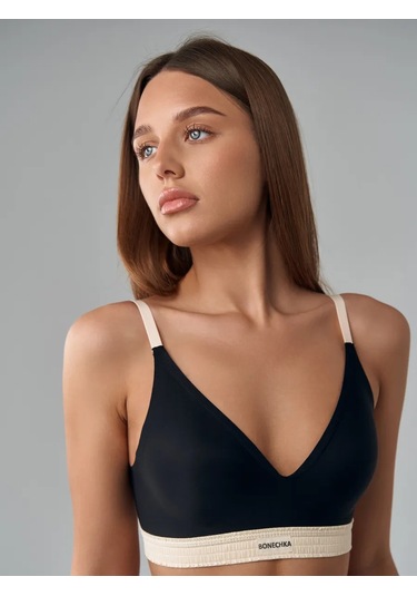 Bonechka Lensiz Push-up'sız Sütyen 164737717 Siyah