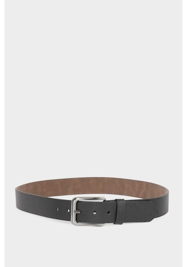 DeFacto Erkek Dikdörtgen Toka Suni Deri Jean Kemeri S4304AZNSBK23 DeFacto Erkek Dikdörtgen Toka Suni Deri Jean Kemeri S4304AZNSBK23