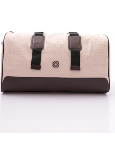 Dgn Arm209 Kadin Üstü Oval Seyahat Çantasi ARM209-2491-R2440 Bej