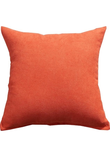 Turuncu 1 Adet Lozujoju 11 Renk Basit Modern Stil Katı Kanepe Minder Örtüsü Yatak Yastık Kılıfı Araba Kanepe Ofis İçin 45x45cm