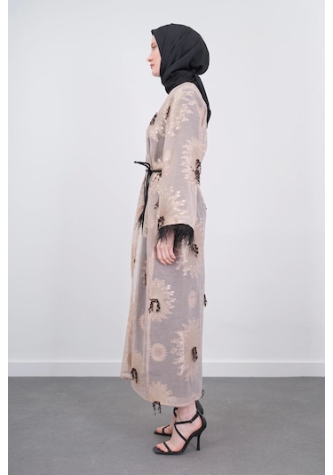 Pureva Kimono Takım 3'lü - Bej