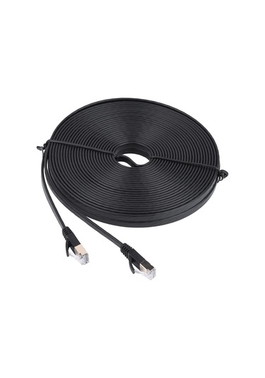 Lemestar Cat7 Ağ Kablosu, 10gbps Hızlı Veri Transferi, 600mhz Bant Genişliği, Altın Kaplı Rj45 Bağlantı, 10 Metre, Mavi