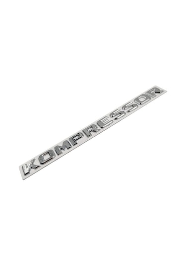 Kompressor Bagaj Yazısı Abs Krom Sticker Lüks