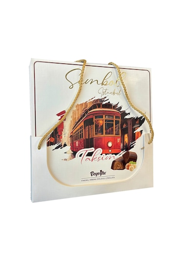 Beyoğlu Sembol Galata Ve Taksim Hediyelik Çikolata 300 Gr 2 Li Karma Paket