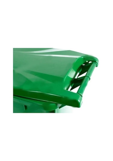 Omnipazar Sy-6505 Tekerlekli Kapaklı Plastik Çöp Konteyneri 120 Lt Yeşil