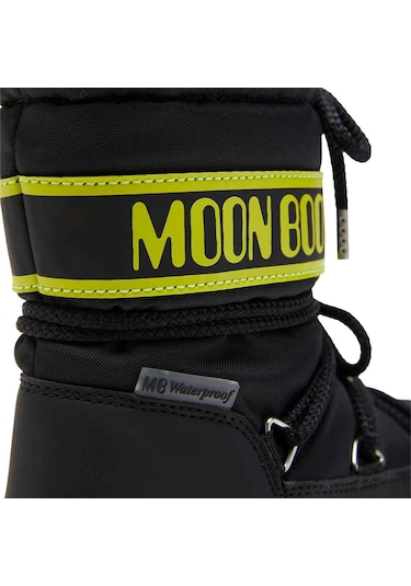 N001 Black Bot Kız Çocuk 80d3440020 Moon Boot Mb Jr Park Boot 28-35 Siyah