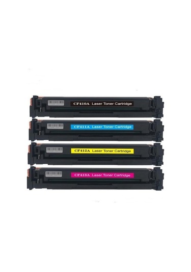 Hp Cf410a, Cf411a, Cf412a, Cf413a Uyumlu Toner 4 Renk
