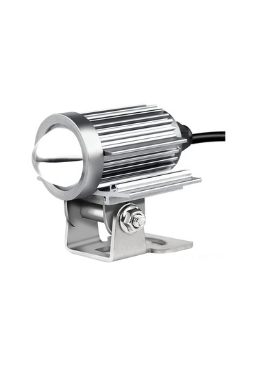 Mufunye Motosiklet Işık Tutucusu, Ayarlanabilir Led Yardımcı Işık/far Sabitçisi, Off-road Araçlar İçin, Gümüş Renk, 2 Adet