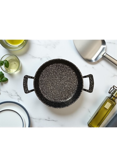 Mybru Döküm Omlet Tava 20 Cm Siyah