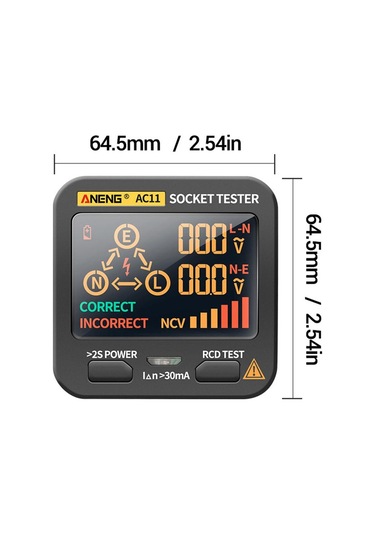 Suntek Soket Test Cihazı Devre Polarite Gerilim Dedektörü Ab