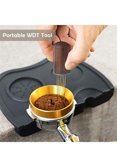 Espresso Kahve Karıştırıcı Espresso Dağıtım Aracı, Gül Ağacı Rengi Gül Ağacı Rengi Diğer