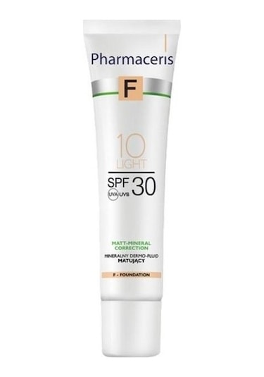 Pharmaceris SPF 30 Mineral Mattifying Fluid Dermo Foundation 10 Light 30 ML
