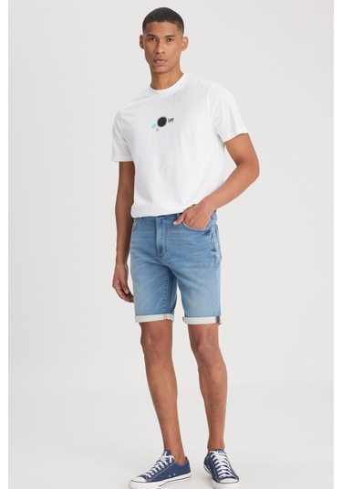 Lee 5 Cep Jean Şort Mavi Erkek Şort 000000000101988662 Mavi