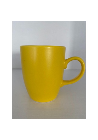 Happiness İs Espresso Machiato Sarı Kupa Bardak Çok Renkli