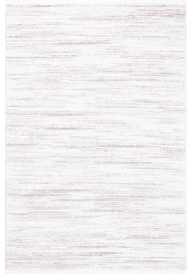 Sirius Collectıon Krem Modern Saçaklı Yumuşak Dokuma Makine Halıs