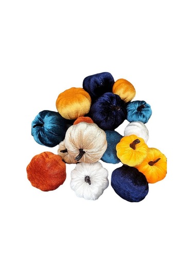 Suntek 12x Kadife Kabaklar Sonbahar Festivali Dekorasyonu Için