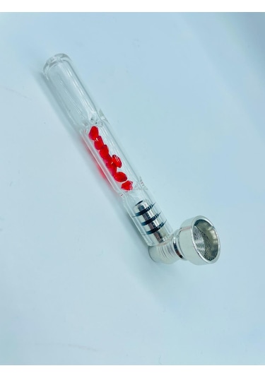 Isıyadayanıklı Metal&cam Pipo 9cm-2parça//pc44