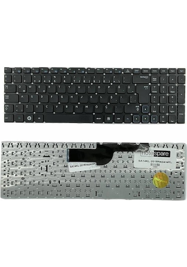 Samsung Uyumlu Np300e5a-a0htr, Np300e5a-s01tr, Np300e5a-s02tr Klavye Tr Siyah