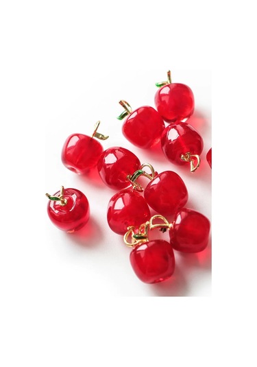 Kafebizu Cam Kolye Ucu Lampwork 2 Adet 19x14 Mm 412166530