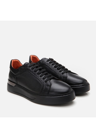 Hotiç Hakiki Deri Siyah Erkek Günlük Ayakkabı 02ayh297400a100 Siyah-black Çok Renkli