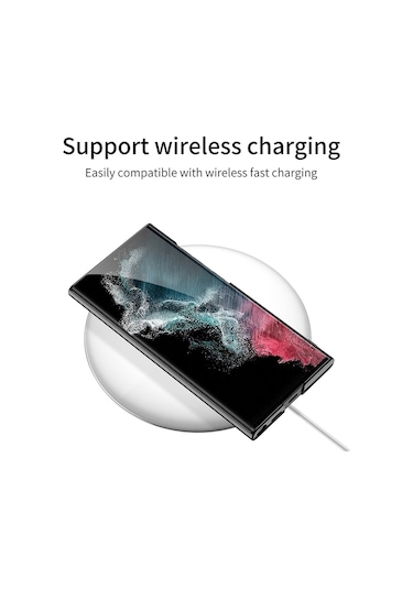 Gkk Samsung Galaxy Uyumlu S24 Ultra Telefon Kılıfı Galvanik Çizilmeye Dayanıklı Kickstand Koruyucu Kılıf