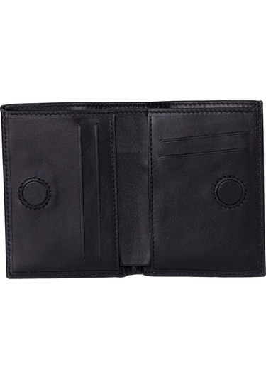 Nigra Hakiki Deri, El Yapımı Cüzdan, Rustik Siyah Siyah