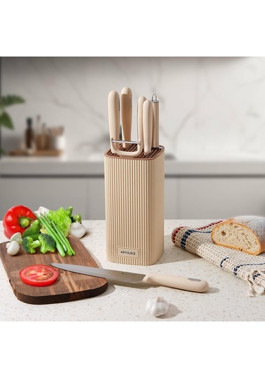 Aryıldız Sento 8 Parça Blok Bıçak Seti 260029