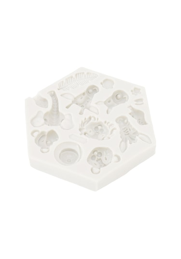 Kangvka Orman Hayvan Figürlü Silikon Kalıp Yemek Dereceli Isı Dayanıklı Kolay Çıkarma Pasta, Çikolata, Tatlı İçin Diğer