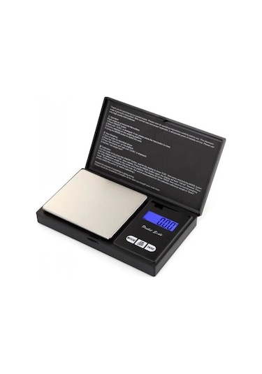 Professional Hassas Terazi 500 Gram Kapasiteli 0.1 Hassasiyetli Dijital Kapaklı Tartı 4741