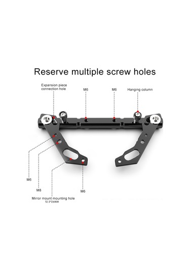 Motosiklet Modifiye Gps Navigasyon Cep Telefonu Braketi Denge Çubuğu Kymco Downtown 300i 350i İçin Sabit Mavi Mavi
