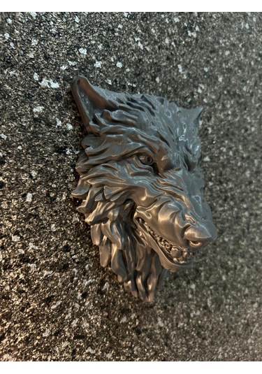 Öfkeli Kurt Duvar Dekorasyonu