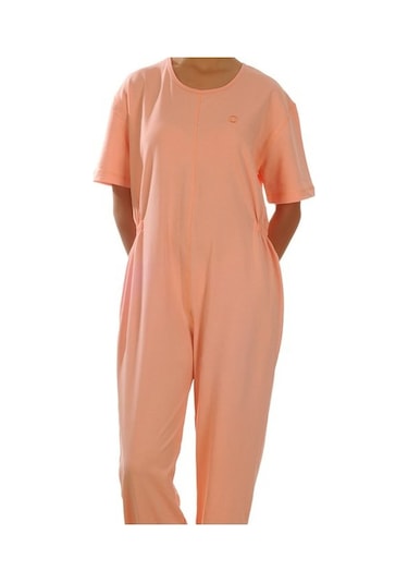 Caretex BH-4 Sırt Fermuarlı Alzheimer Kadın Hasta Tulumu S