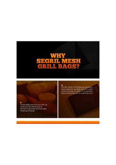 Barbekü Izgara Filesi Çantaları, Isıya Dayanıklı Izgara Filesi, Esnek Ptfe Fiberglas, Sağlam, Yeniden Kullanılabilir, Açık Hava Izgarası İçin, 2'li Paket, Çıtçıtlı Kapatma Tasarımı, Güvenlik