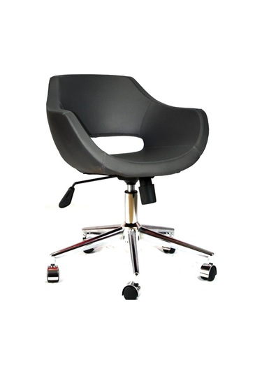 Mobilyakeyfi Bürocci Viva Metal Ayaklı Çalışma Koltuğu-Gri-2021A0125