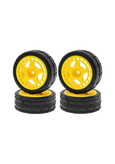 1/10 Rc Araç Lastik Seti - 67x45x27mm Off-road Tamıya Tt02 Xv01 Hsp Uyumlu