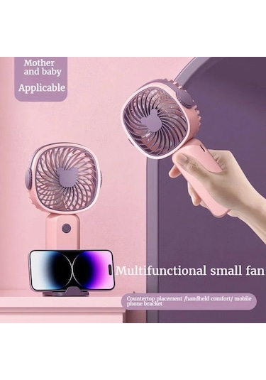 Ambition Mini Usb El Fanı Çok Fonksiyonlu Masaüstü Standı