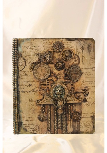 Mücevher Kutusu Kitap Şeklinde Ahşap El Yapımı Hand Made