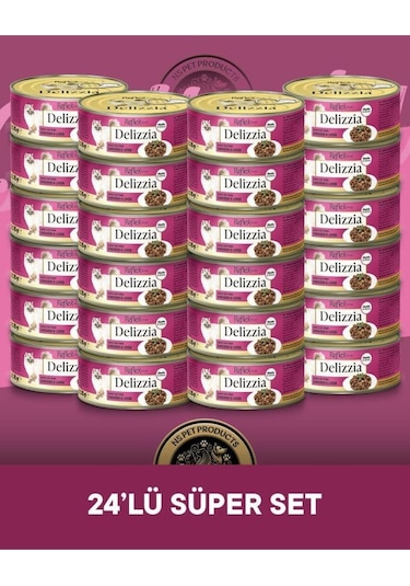 Reflex Plus Delizzia Yetişkin Tavuklu-ciğerli Gravy Kedi Maması 24x85 Gram