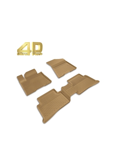 Sahler Nissan X-trail 2014+ Sahler Oto Bej Renk 4.5d Araca Özel Paspas Seti