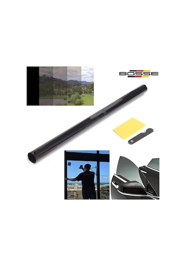 Cam Filmi Normal Süper Koyu Siyah %15 S. D. Black 50cm X 6m