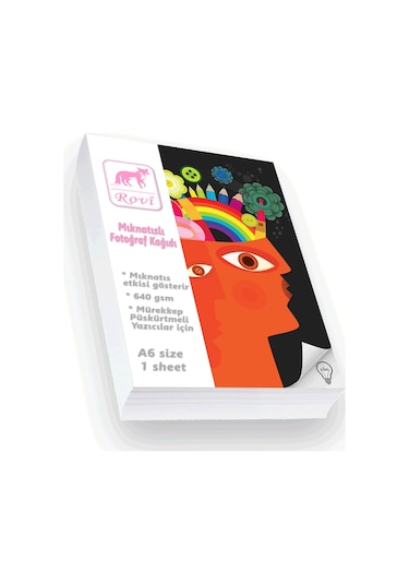 Rovi Creative Mıknatıslı Fotoğraf Kağıdı 640gsm 1yp A6