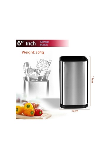 Depolama Bıçak Rafı Paslanmaz Çelik Bıçak Rafı Boşaltılabilir Bıçak Rafı Boyutu Mutfak Bıçağı Blok Mutfak Malzemeleri Depolama Rafı A