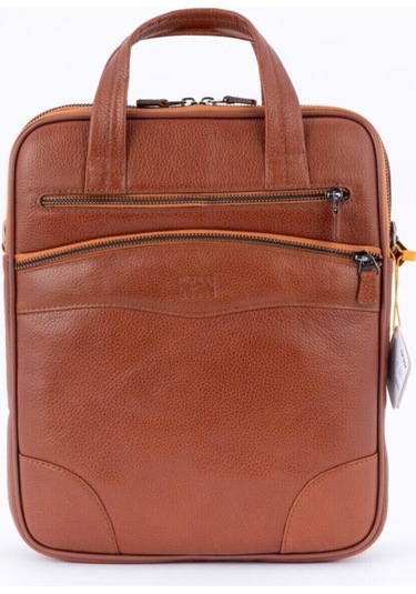 122 Model Hakiki Deri Dikey Evrak Çantası, Laptop-tablet Çantası Bordo.-133038 Siyah