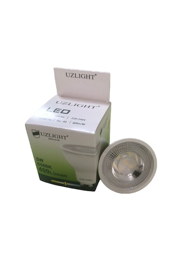 5W Led Ampul GU10 Beyaz Işık 6500K 10lu Paket