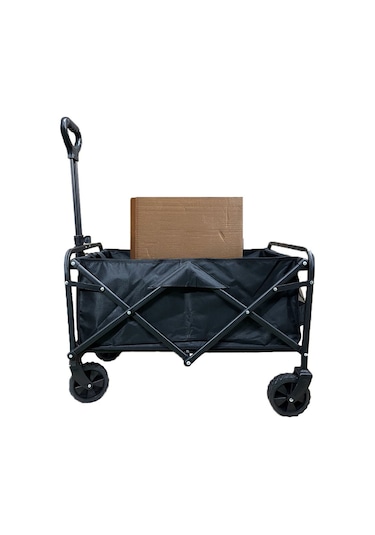 Yek Outdoor Mini Katlanabilir Evcil Hayvan Taşıma, Plaj Ve Kamp Arabası Siyah