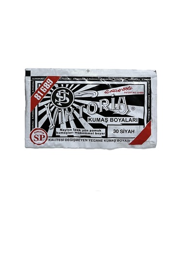 Siyah Kumaş Boyası Viktoria 10gr 2adet Siyah