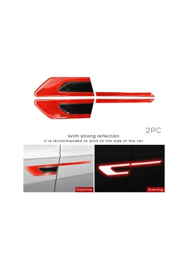 Mavi 1 Çift Şerit Yansıtıcı Bant Karbon Fiber Tahıl Kendinden Yapışkanlı 3d Doku Yüksek Parlaklık Isıya Dayanıklı