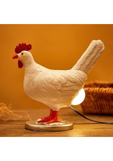 Tavuk Yumurta Lambası 3d Tavuk Yumurta Gecesi Işık Süsleme: Usb Powered Led Reçine Lambası Sıcak Işık Doğum Günü Noel Hediyesi Tavuk Lambası Tavşan Şarj Edilebilir